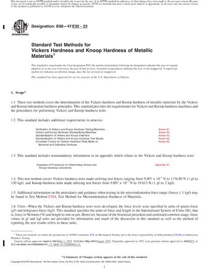 vickers standard e92 pdf